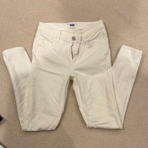 PAIGE Women's Skinny Cream Jeans